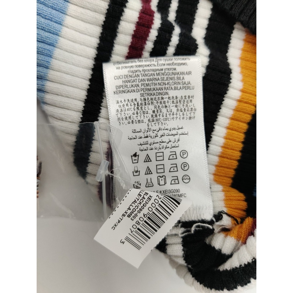 BCBGeneration Womens Ribbed Striped Mini Skirt Multi Color Size XS - Picture 4 of 9